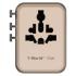 Momax 1-World² 5-Port Mini Universal Travel GaN Charger 70W with Dual AC - Desert Titanium